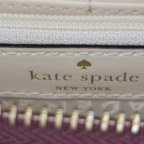 NWOT Kate Spade Schuyler Burgundy Large Continental Wallet Wristlet - Picture 7 of 12